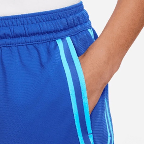 NWT [Nike] Fly Crossover 5" Blue Drawstring Basketball Shorts Women's S M or L - Picture 6 of 11